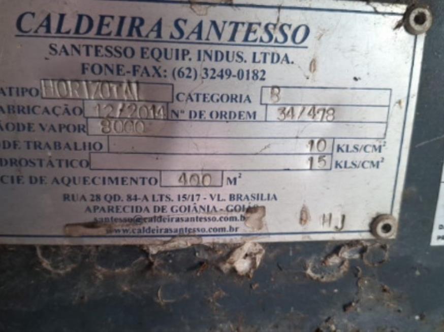 Foto ilustrativa 4 - LOTE 01: CALDEIRA SANTESSO COMPLETA